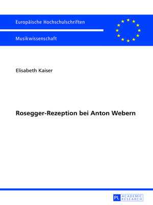 cover image of Rosegger-Rezeption bei Anton Webern